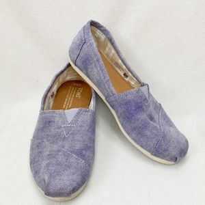 Toms Classic Blue Slub Chambray 5.5